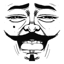 The faces say more than the mouth sticker #978328