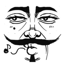 The faces say more than the mouth sticker #978330