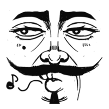 The faces say more than the mouth sticker #978330