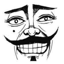 The faces say more than the mouth sticker #978331