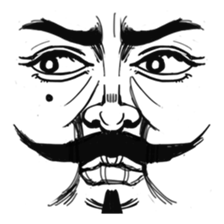 The faces say more than the mouth sticker #978332