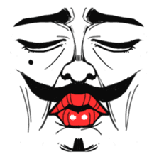 The faces say more than the mouth sticker #978336