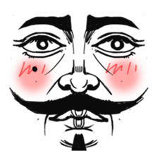 The faces say more than the mouth sticker #978338