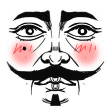 The faces say more than the mouth sticker #978338