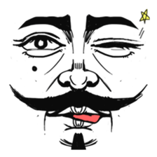 The faces say more than the mouth sticker #978339