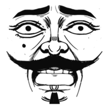 The faces say more than the mouth sticker #978341