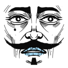 The faces say more than the mouth sticker #978343