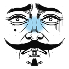 The faces say more than the mouth sticker #978344