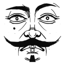 The faces say more than the mouth sticker #978345