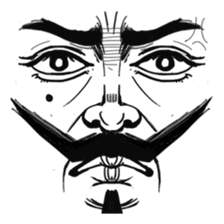 The faces say more than the mouth sticker #978348