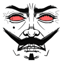 The faces say more than the mouth sticker #978349