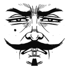 The faces say more than the mouth sticker #978350