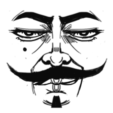 The faces say more than the mouth sticker #978353