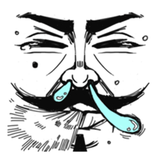 The faces say more than the mouth sticker #978355