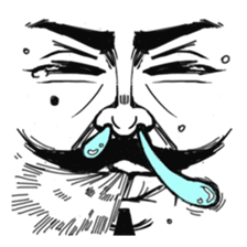 The faces say more than the mouth sticker #978355