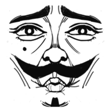 The faces say more than the mouth sticker #978356