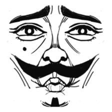 The faces say more than the mouth sticker #978356