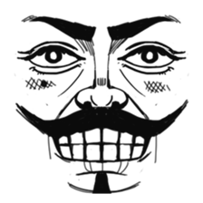 The faces say more than the mouth sticker #978357