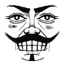 The faces say more than the mouth sticker #978357