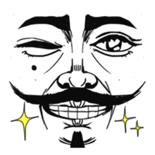 The faces say more than the mouth sticker #978358