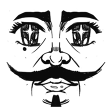 The faces say more than the mouth sticker #978359