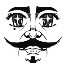 The faces say more than the mouth sticker #978359