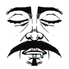 The faces say more than the mouth sticker #978360