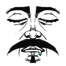 The faces say more than the mouth sticker #978360