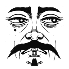 The faces say more than the mouth sticker #978361