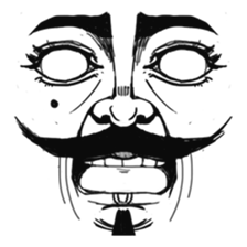 The faces say more than the mouth sticker #978362