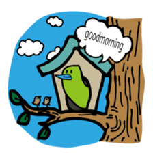 Little green bird vol.1 sticker #978395