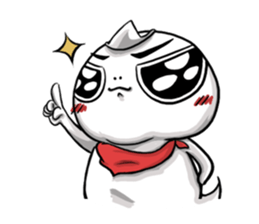 Rascal fat white sticker #978607