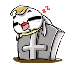 Rascal fat white sticker #978608