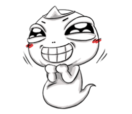 Rascal fat white sticker #978610