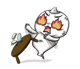 Rascal fat white sticker #978612