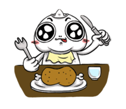 Rascal fat white sticker #978614