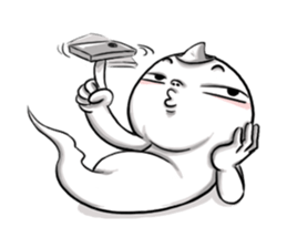 Rascal fat white sticker #978621