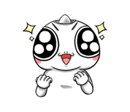 Rascal fat white sticker #978623