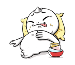 Rascal fat white sticker #978629