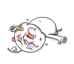 Rascal fat white sticker #978630