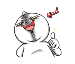 Rascal fat white sticker #978631