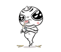 Rascal fat white sticker #978633