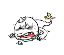 Rascal fat white sticker #978634