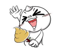 Rascal fat white sticker #978636