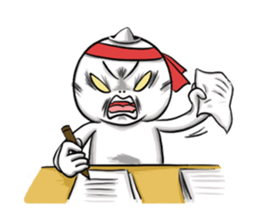 Rascal fat white sticker #978638