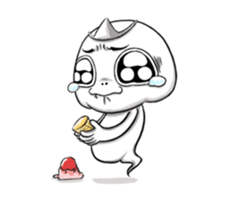 Rascal fat white sticker #978639