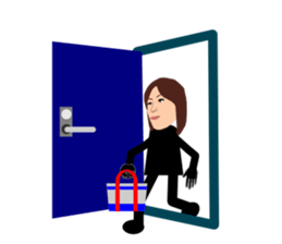 Ms.Mole(Everyday life edition) sticker #978773