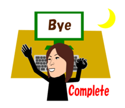 Ms.Mole(Everyday life edition) sticker #978782