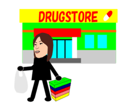 Ms.Mole(Everyday life edition) sticker #978786