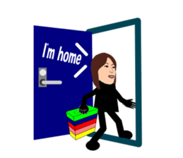 Ms.Mole(Everyday life edition) sticker #978787